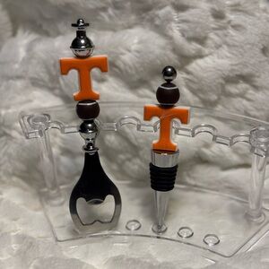 Tennessee Vols Orange and White Bottle Opener and Stopper Set